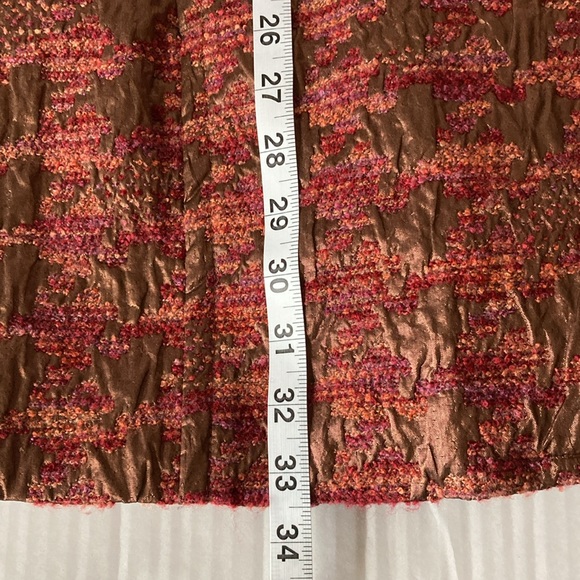 ERIN by Erin London jacket/coat ,button front, beautiful gold, & pink tones - Picture 7 of 8